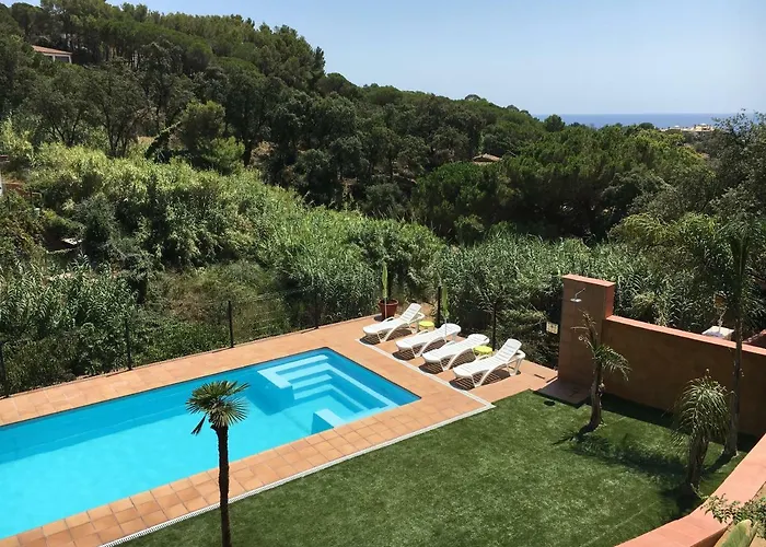 Casa Con Vistas Al Mar Y Piscina Privada * Lloret de Mar