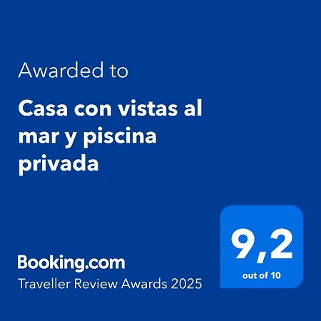 Dom wakacyjny Casa Con Vistas Al Mar Y Piscina Privada *